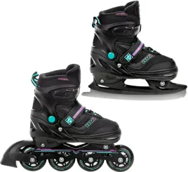 rolki-lyzwy-figurowe-2w1-raven-drill-mint-pink-34-37