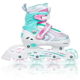 rolki-regulowane-raven-lia-plus-mint-30-33-kolka-led