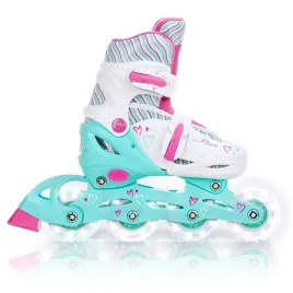 rolki-regulowane-raven-loret-mint-30-33-kolka-led