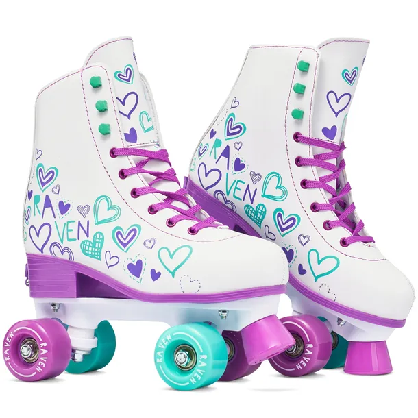 Klasyczne Wrotki Regulowane RAVEN Trista Violet/Mint 35-38