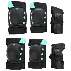 ochraniacze-raven-dexard-black-mint-l