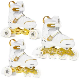 rolki-wrotki-regulowane-3w1-raven-oxen-white-gold-38-42