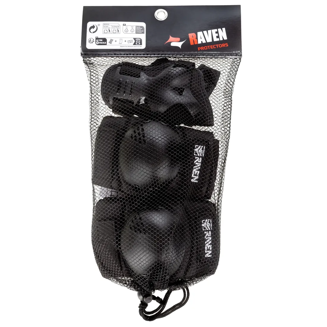 ochraniacze-raven-verba-black-m-stan-nowy