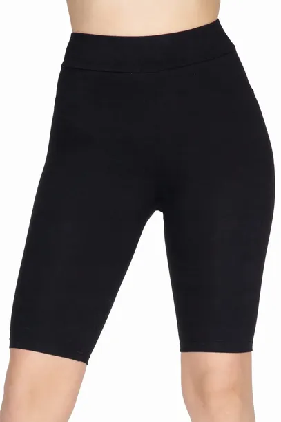 LEGGINSY DAMSKIE KOLARKI CZARNE BAWEŁNA ELASTYCZNE NIE PRZEŚWITUJĄ 4XL