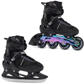rolki-lyzwy-hokejowe-2w1-raven-profession-plus-black-neo-chrome-31-35