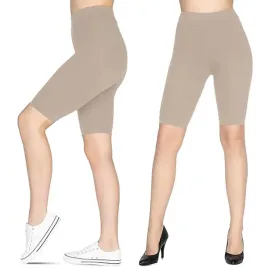 damskie-legginsy-kolarki-klasyczne-krotkie-getry-silownia-sport-bezowe-s