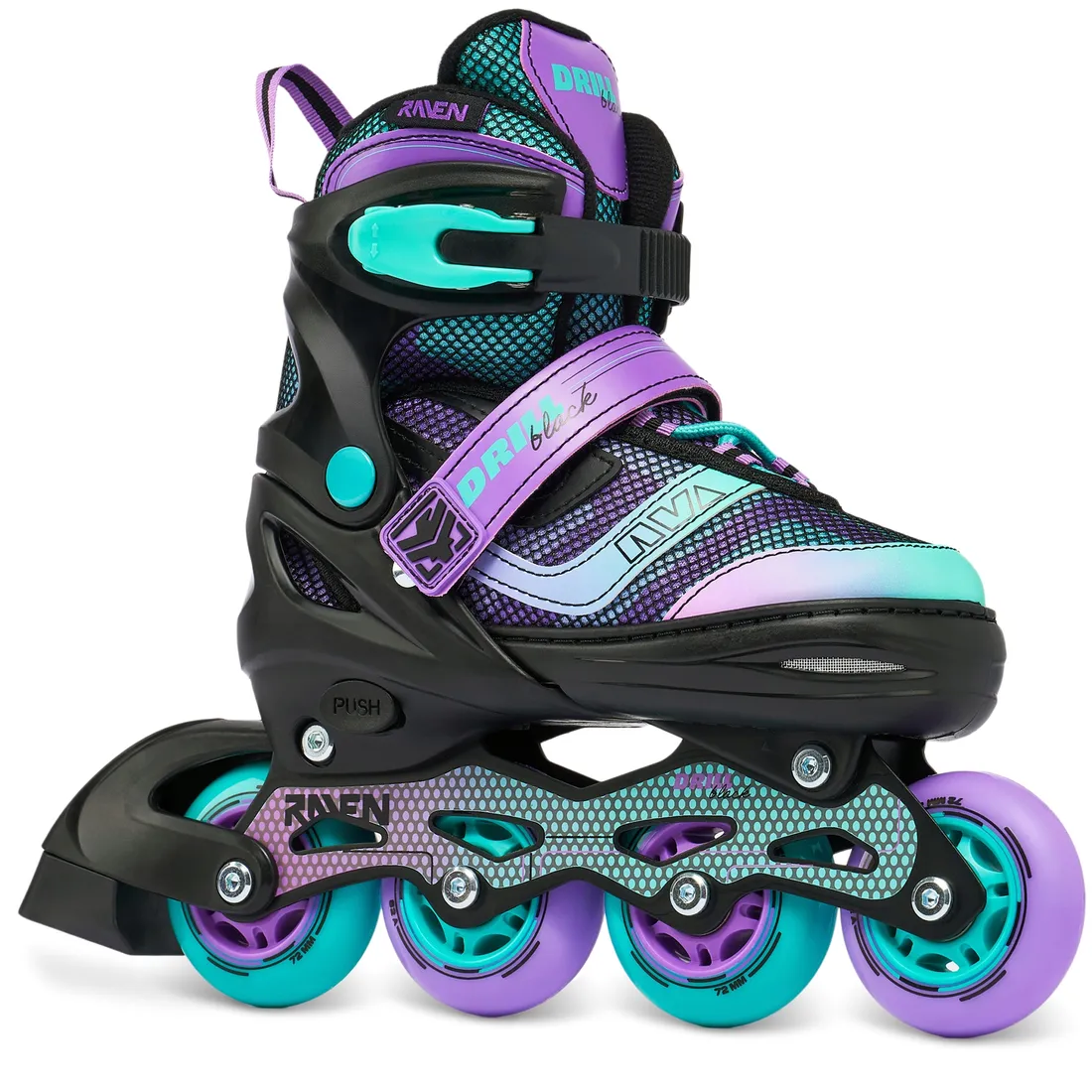 rolki-regulowane-raven-drill-violet-mint-34-37