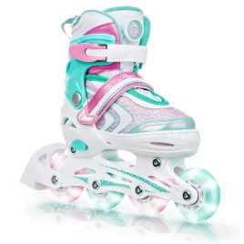 rolki-regulowane-raven-lia-plus-mint-30-33-kolka-led