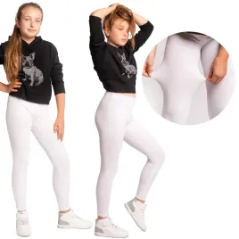 legginsy-dlugie-dziewczece-dzieciece-elastyczne-getry-bawelniane-biale-158