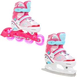 rolki-lyzwy-figurowe-2w1-raven-zoya-pink-34-37-kolka-led