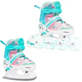 rolki-lyzwy-figurowe-2w1-raven-zoya-mint-27-30-kolka-led