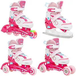 rolki-wrotki-lyzwy-figurowe-regulowane-4w1-raven-lia-pink-34-37-kolko-led