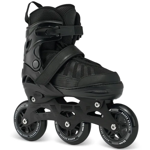 Rolki Regulowane RAVEN Oxen BIG WHEELS Black 38-42