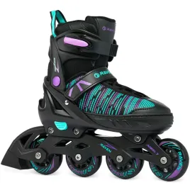 rolki-regulowane-raven-cande-black-mint-violet-31-35-kauczuk