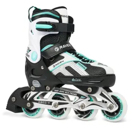 regulowane-rolki-raven-pulse-black-mint-33-36