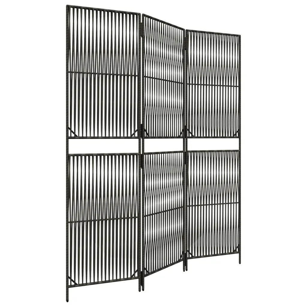 parawan-3-panelowy-szary-polirattan