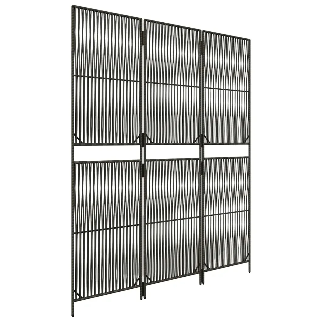 parawan-3-panelowy-szary-polirattan
