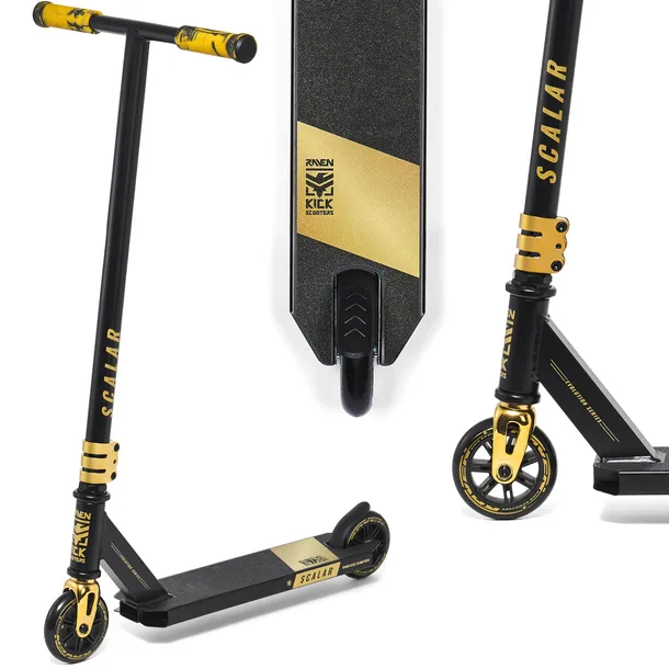 Hulajnoga Wyczynowa Stunt RAVEN Evolution Scalar Gold 100mm
