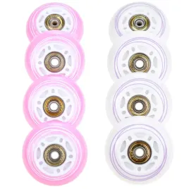 8x-swiecace-kolka-led-do-rolek-raven-loret-lila-pink-70mm-pu-lozyska-abec-7