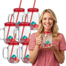 6x-kubek-z-pokrywka-i-slomka-na-napoje-podrozny-piknikowy-czerwony-550-ml