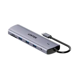 unitek-hub-usb-c-11w1-z-obsluga-dwoch-monitorow-or-4k-30hz-or-rj45-or-pd-100-w