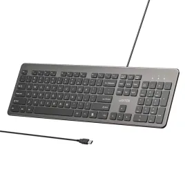 unitek-slimtap-lekka-klawiatura-przewodowa-biurowa-usb-a-szara