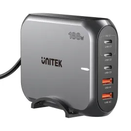 unitek-szybka-ladowarka-sieciowa-2xusb-a-3xusb-c-gan-188w