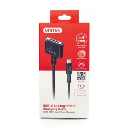 unitek-czarny-kabel-przewod-zasilajacy-usb-c-magsafe-3-140w-2-m