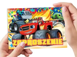 zaproszenie-blaze-i-mega-maszyny-na-urodziny-dziecka-koperta-gratis