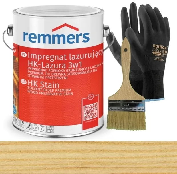 Remmers HK-LASUR Impregnat do drewna 3w1 BEZBARWNY 5L
