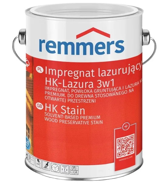 Remmers HK-LASUR Impregnat lazurujący do drewna 3w1 PINIA/MODRZEW 20L