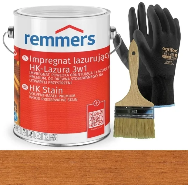 Remmers HK-LASUR Impregnat do drewna TEAK 2,5L - Hk-Lazura 3w1