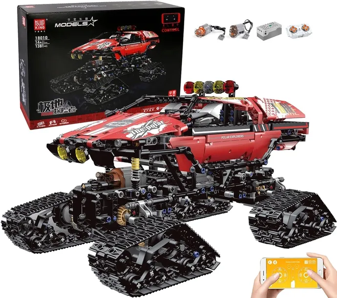 Klocki Mould King 18010 samochód 4x4 buggy zdalnie sterowany 1381 elementów