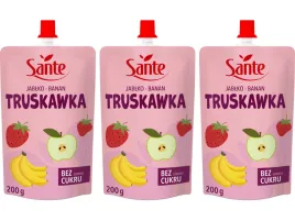 mus-truskawka-banan-jablko-100percent-b-cukru-sante-3-x-200-g