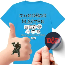 zestaw-3w1-koszulka-dla-dzieci-tatuaze-naklejki-dungeons-and-dragons-140