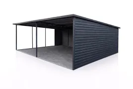 wiata-garazowa-carport-6x6-ciemny-grafit-mat-antracyt-producent