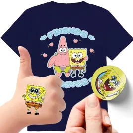zestaw-3w1-koszulka-dla-dzieci-tatuaze-naklejki-spongebob-152-jakosc