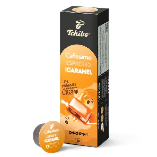Tchibo Kawa Cafissimo Espresso Caramel 2025 10 kap