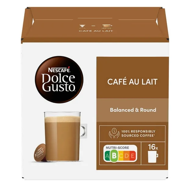 NESCAFE DOLCE GUSTO Cafe Au Lait 16 kapsułek
