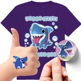 zestaw-3w1-koszulka-dla-dzieci-tatuaze-naklejki-reksin-sharkdog-152-jakosc