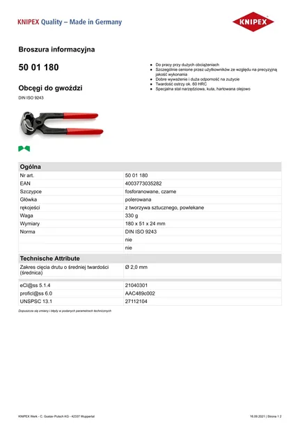 obcegi-do-gwozdzi-180mm-marka-knipex-rodzaj-obcegi