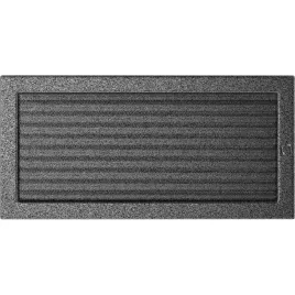 kratka-kominkowa-22x45-czarno-srebrna-z-zaluzja