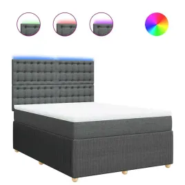 lozko-kontynentalne-200-x-160-cm-ciemnoszare-z-led-i-regulowanym-zaglo