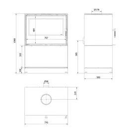 piec-stalowy-kari-fi-180-12kw-wneka-na-drewno-czarne-wylozenie-z-domykaniem