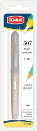 pioro-wieczne-rubber-grip-to-507-toma-szare-grubosc-linii-05mm