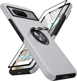 google-pixel-8-etui-plecki-odporne-na-wstrzasy-zarysowania-z-uchwytem-szary