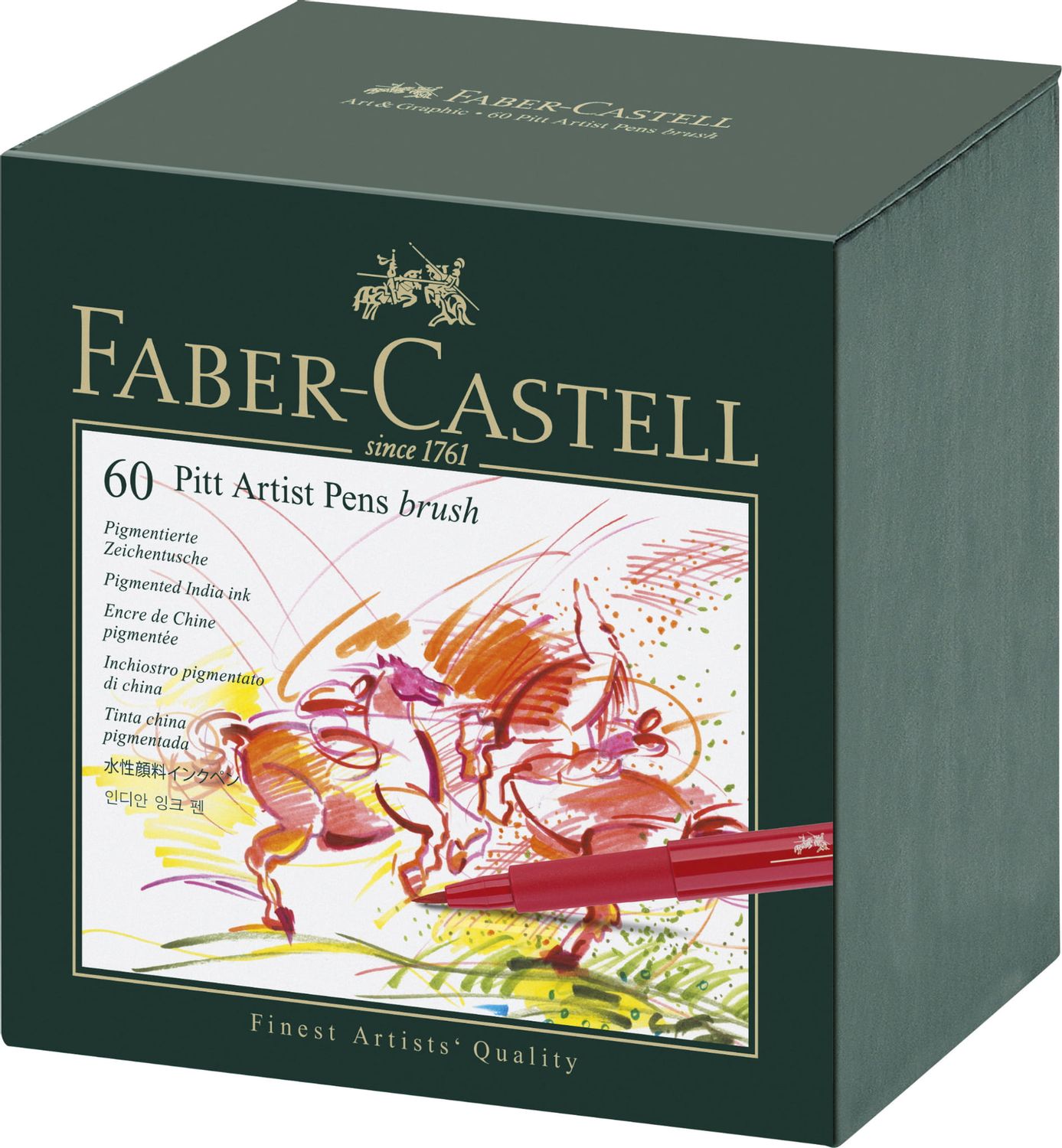 FABER-CASTELL Pisaki Artist Pen PITT 60 kolorów