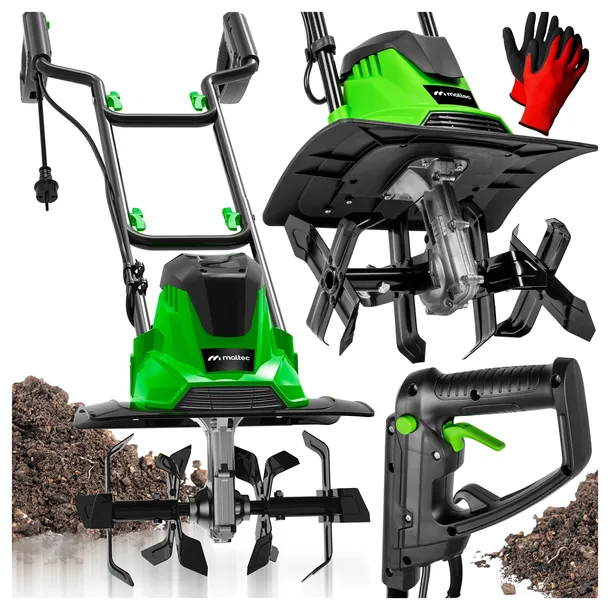 MOCNA GLEBOGRYZARKA ELEKTRYCZNA DO ZIEMI GLEBY 1500W 36CM + GRATIS
