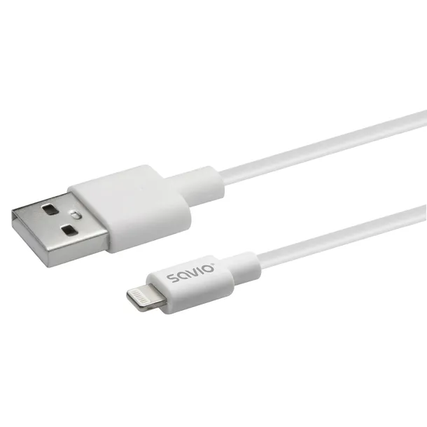 kabel-usb-a-lightning-2-m-savio-cl-193-kolor-bialy