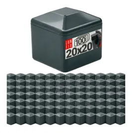 daszek-na-slupek-20x20-nasadka-zaslepka-na-profil-kapturek-grafitowy-100szt